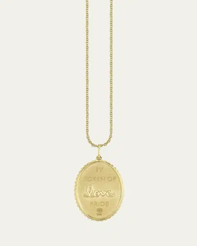 Sydney Evan 14K Gold Diamond Birth Flower Charm Necklace, April | Thumbnail 2 Sydney Evan 14K Gold Diamond Birth Flower Charm Necklace, April | Thumbnail 2