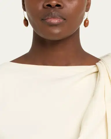 Ben-Amun Wooden Drop Earrings | Thumbnail 2 Ben-Amun Wooden Drop Earrings | Thumbnail 2