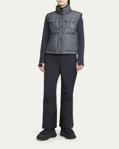 Moncler Grenoble Knysna Denim Down Vest | Thumbnail 2 Moncler Grenoble Knysna Denim Down Vest | Thumbnail 2