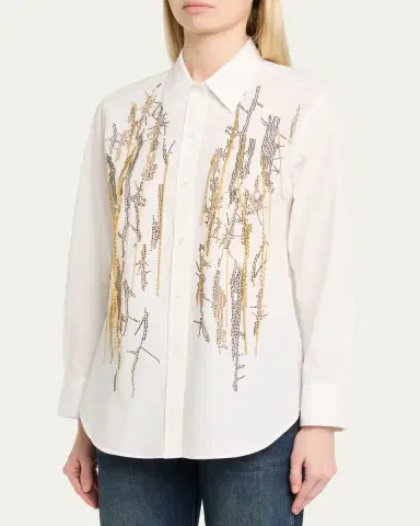 Libertine Unchained Melody Embroidered Button-Front Shirt | Thumbnail 4 Libertine Unchained Melody Embroidered Button-Front Shirt | Thumbnail 4