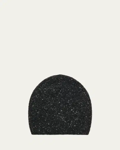 THE ROW Marvy Speckled Cashmere Beanie Hat | Thumbnail 3 THE ROW Marvy Speckled Cashmere Beanie Hat | Thumbnail 3