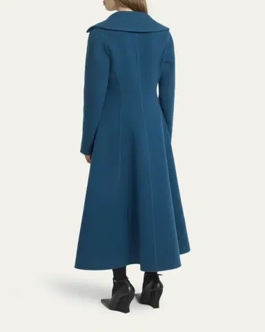 Alaïa Double-Breasted Wool Long Princess Coat | Thumbnail 3 Alaïa Double-Breasted Wool Long Princess Coat | Thumbnail 3