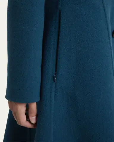 Alaïa Double-Breasted Wool Long Princess Coat | Thumbnail 5 Alaïa Double-Breasted Wool Long Princess Coat | Thumbnail 5