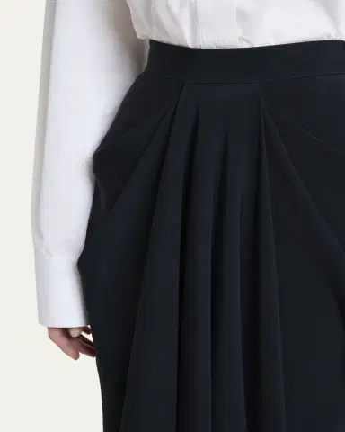 Givenchy Draped Front Midi Skirt | Thumbnail 5 Givenchy Draped Front Midi Skirt | Thumbnail 5