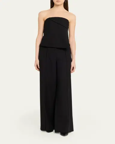 Officine Generale Azora Paneled Wool Trousers | Thumbnail 2 Officine Generale Azora Paneled Wool Trousers | Thumbnail 2