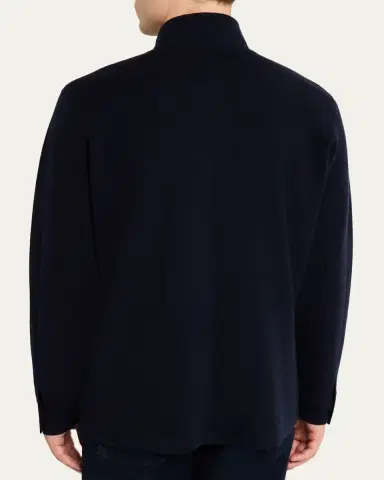 Kiton Men's Cashmere Knit Jacket | Thumbnail 3 Kiton Men's Cashmere Knit Jacket | Thumbnail 3