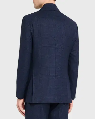 Kiton Men's Wool Tonal Plaid Single-Breasted Suit | Thumbnail 7 Kiton Men's Wool Tonal Plaid Single-Breasted Suit | Thumbnail 7