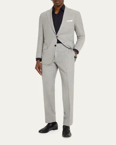 Kiton Wool Single-Breasted Suit | Thumbnail 2 Kiton Wool Single-Breasted Suit | Thumbnail 2