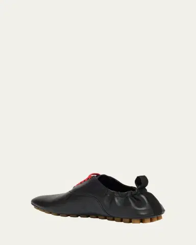 Valentino Garavani Men's Pebbled Sole Leather Sneakers | Thumbnail 4 Valentino Garavani Men's Pebbled Sole Leather Sneakers | Thumbnail 4