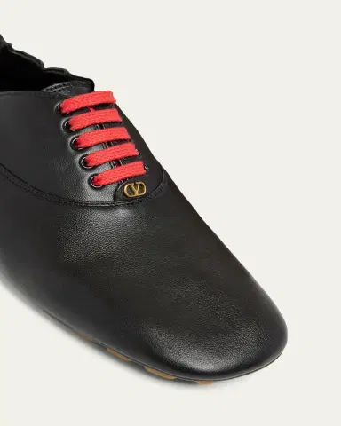 Valentino Garavani Men's Pebbled Sole Leather Sneakers | Thumbnail 5 Valentino Garavani Men's Pebbled Sole Leather Sneakers | Thumbnail 5
