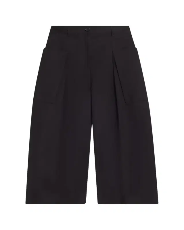 Pleated Wide-Leg Cropped Trousers Pleated Wide-Leg Cropped Trousers