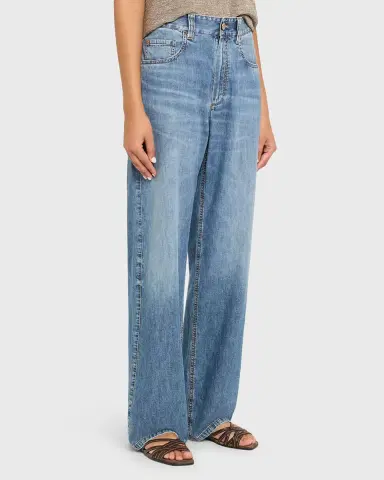 Brunello Cucinelli Super Light Relaxed-Leg Jeans | Thumbnail 3 Brunello Cucinelli Super Light Relaxed-Leg Jeans | Thumbnail 3