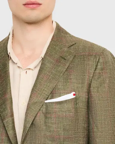 Kiton Men's Windowpane Cashmere Blend Suit | Thumbnail 10 Kiton Men's Windowpane Cashmere Blend Suit | Thumbnail 10