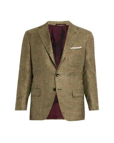 Kiton Men's Windowpane Cashmere Blend Suit | Thumbnail 1 Kiton Men's Windowpane Cashmere Blend Suit | Thumbnail 1