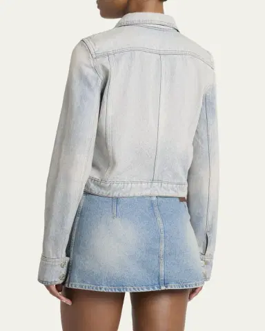 Courrèges Reedition Denim Jacket | Thumbnail 3 Courrèges Reedition Denim Jacket | Thumbnail 3