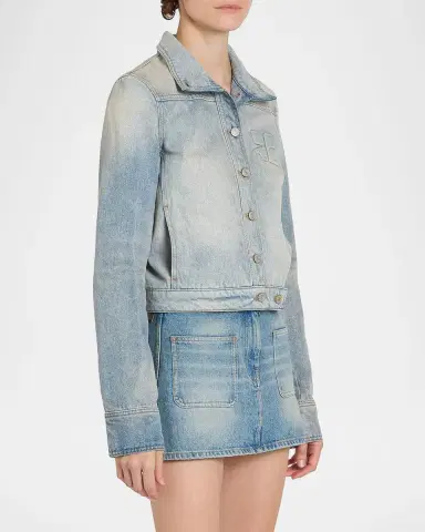 Courrèges Reedition Denim Jacket | Thumbnail 9 Courrèges Reedition Denim Jacket | Thumbnail 9