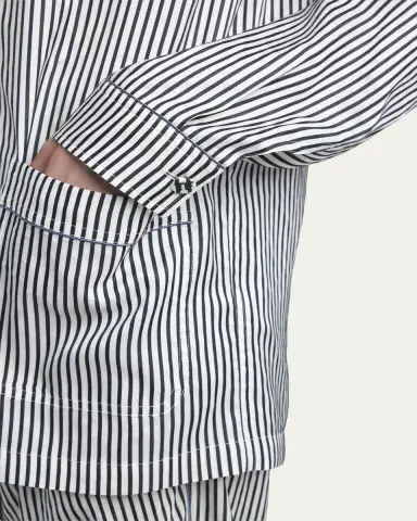 Tom Ford Striped Silk Pajama Shirt | Thumbnail 5 Tom Ford Striped Silk Pajama Shirt | Thumbnail 5