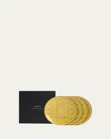 L'Objet x Fortuny Apollo Canape Plates, Set of 4 | Thumbnail 4 L'Objet x Fortuny Apollo Canape Plates, Set of 4 | Thumbnail 4
