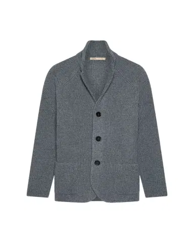 Baldassari Men's Brenta Slim Wool Knit Swacket | Thumbnail 1 Baldassari Men's Brenta Slim Wool Knit Swacket | Thumbnail 1