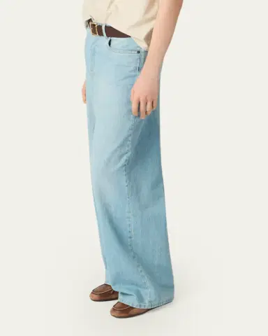 Miu Miu Stonewashed Wide-Leg Jeans | Thumbnail 5 Miu Miu Stonewashed Wide-Leg Jeans | Thumbnail 5