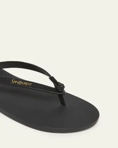 Saint Laurent Men's Leather Thong Sandals | Thumbnail 5 Saint Laurent Men's Leather Thong Sandals | Thumbnail 5