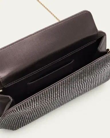 Giorgio Armani Crystal Satin Clutch Bag | Thumbnail 4 Giorgio Armani Crystal Satin Clutch Bag | Thumbnail 4