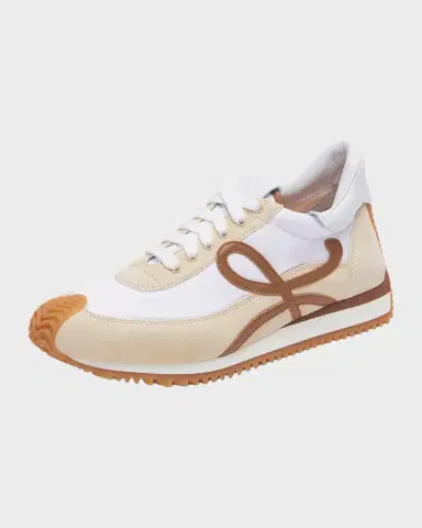 Loewe Flow 2.0 Runner Suede and Leather Sneakers | Thumbnail 8 Loewe Flow 2.0 Runner Suede and Leather Sneakers | Thumbnail 8
