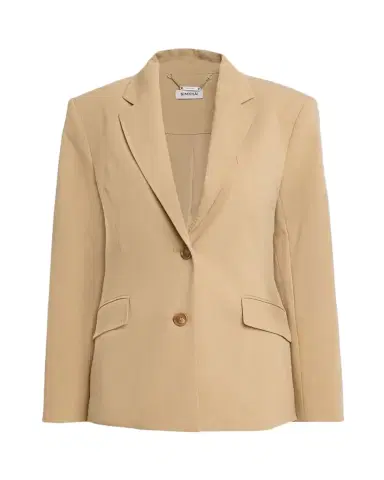 SIMKHAI Moren Pleated Back Blazer | Thumbnail 1 SIMKHAI Moren Pleated Back Blazer | Thumbnail 1