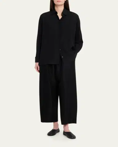 Eskandar Silk Japanese Trousers | Thumbnail 2 Eskandar Silk Japanese Trousers | Thumbnail 2
