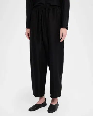 Eskandar Silk Japanese Trousers | Thumbnail 8 Eskandar Silk Japanese Trousers | Thumbnail 8