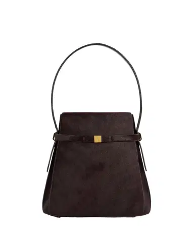 Toteme Belted Pony Hair Shoulder Bag | Thumbnail 1 Toteme Belted Pony Hair Shoulder Bag | Thumbnail 1