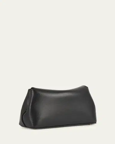 TOTEME Mini T-Lock Leather Clutch Bag | Thumbnail 4 TOTEME Mini T-Lock Leather Clutch Bag | Thumbnail 4
