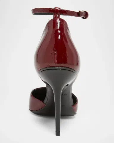 Alaïa 90mm d'Orsay Shiny Leather Ankle-Strap Pumps | Thumbnail 9 Alaïa 90mm d'Orsay Shiny Leather Ankle-Strap Pumps | Thumbnail 9