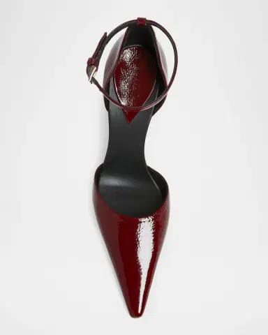Alaïa 90mm d'Orsay Shiny Leather Ankle-Strap Pumps | Thumbnail 10 Alaïa 90mm d'Orsay Shiny Leather Ankle-Strap Pumps | Thumbnail 10
