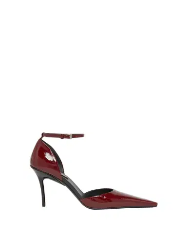 Alaïa 90mm d'Orsay Shiny Leather Ankle-Strap Pumps | Thumbnail 1 Alaïa 90mm d'Orsay Shiny Leather Ankle-Strap Pumps | Thumbnail 1