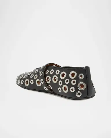 Alaïa Grommet Leather Ballet Flats | Thumbnail 13 Alaïa Grommet Leather Ballet Flats | Thumbnail 13