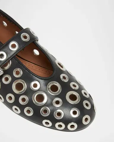 Alaïa Grommet Leather Ballet Flats | Thumbnail 14 Alaïa Grommet Leather Ballet Flats | Thumbnail 14