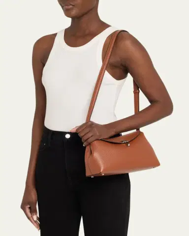 Toteme T-Lock Soft Textured Palmellato Leather Clutch | Thumbnail 6 Toteme T-Lock Soft Textured Palmellato Leather Clutch | Thumbnail 6