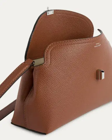 Toteme T-Lock Soft Textured Palmellato Leather Clutch | Thumbnail 8 Toteme T-Lock Soft Textured Palmellato Leather Clutch | Thumbnail 8