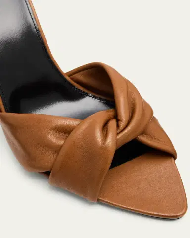 Saint Laurent 75mm Franciane Leather Mule Sandals | Thumbnail 3 Saint Laurent 75mm Franciane Leather Mule Sandals | Thumbnail 3