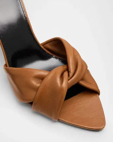 Saint Laurent 75mm Franciane Leather Mule Sandals | Thumbnail 5 Saint Laurent 75mm Franciane Leather Mule Sandals | Thumbnail 5