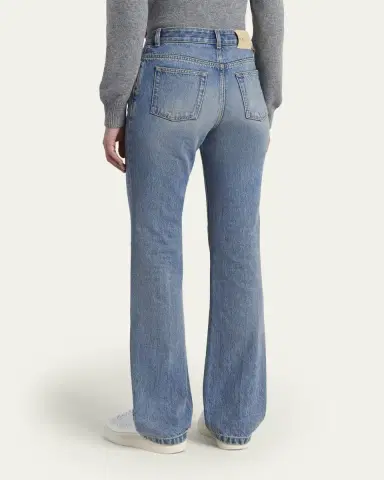 Alexander McQueen Mid-Rise Slim-Leg Denim Jeans | Thumbnail 3 Alexander McQueen Mid-Rise Slim-Leg Denim Jeans | Thumbnail 3