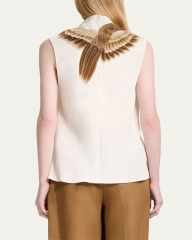 Altuzarra Arlie Draped Mock-Neck Top | Thumbnail 3 Altuzarra Arlie Draped Mock-Neck Top | Thumbnail 3