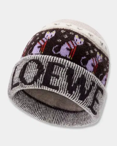 Loewe x Louis Wain Futurist Cat Beanie | Thumbnail 4 Loewe x Louis Wain Futurist Cat Beanie | Thumbnail 4