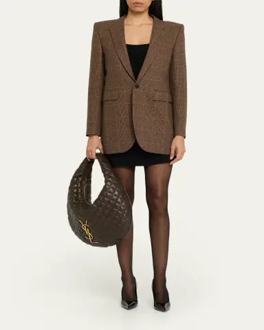 Saint Laurent Icare YSL Quilted Nappa Leather Hobo Bag | Thumbnail 5 Saint Laurent Icare YSL Quilted Nappa Leather Hobo Bag | Thumbnail 5