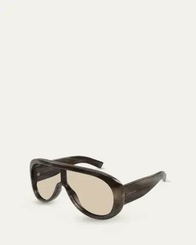 Gucci 99mm Acetate Rectangular Sunglasses | Thumbnail 2 Gucci 99mm Acetate Rectangular Sunglasses | Thumbnail 2