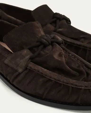 Bottega Veneta Men's Astaire Supple Suede Loafers | Thumbnail 9 Bottega Veneta Men's Astaire Supple Suede Loafers | Thumbnail 9