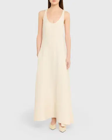 TOTEME Scoop-Neck Sable Maxi Dress | Thumbnail 6 TOTEME Scoop-Neck Sable Maxi Dress | Thumbnail 6