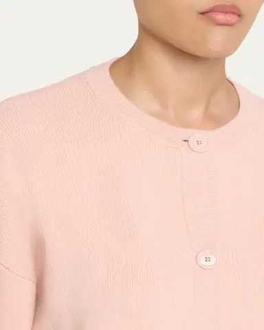 Toteme Cropped Oversized Wool Cardigan | Thumbnail 9 Toteme Cropped Oversized Wool Cardigan | Thumbnail 9