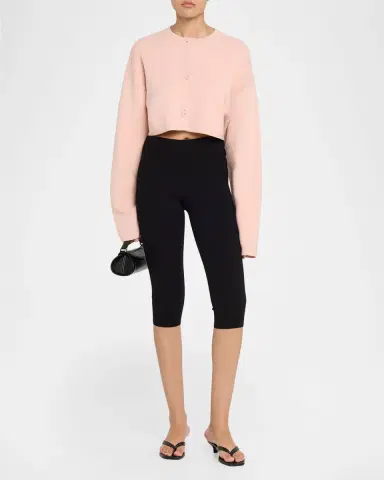 Toteme Cropped Oversized Wool Cardigan | Thumbnail 10 Toteme Cropped Oversized Wool Cardigan | Thumbnail 10